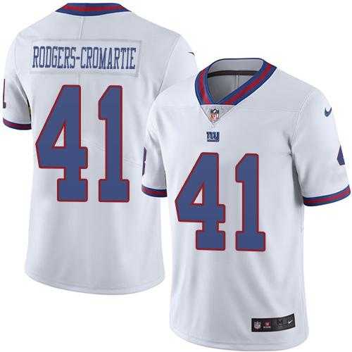 Nike Men & Women & Youth Giants 41 Dominique Rodgers-Cromartie White Color Rush Limited Jersey,We sell and wholesale Nike Men & Women & Youth Giants 41 Dominique Rodgers-Cromartie White Color Rush Limited Jersey on line form chian!